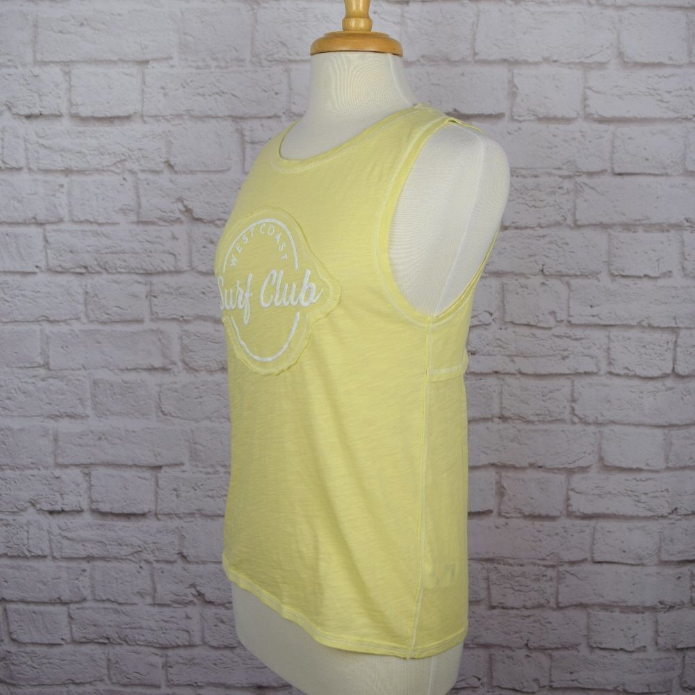 NWT Free People Martine Tank Top Electric Lemon Yellow Sleeveless Women's Small - Picture 5 of 10